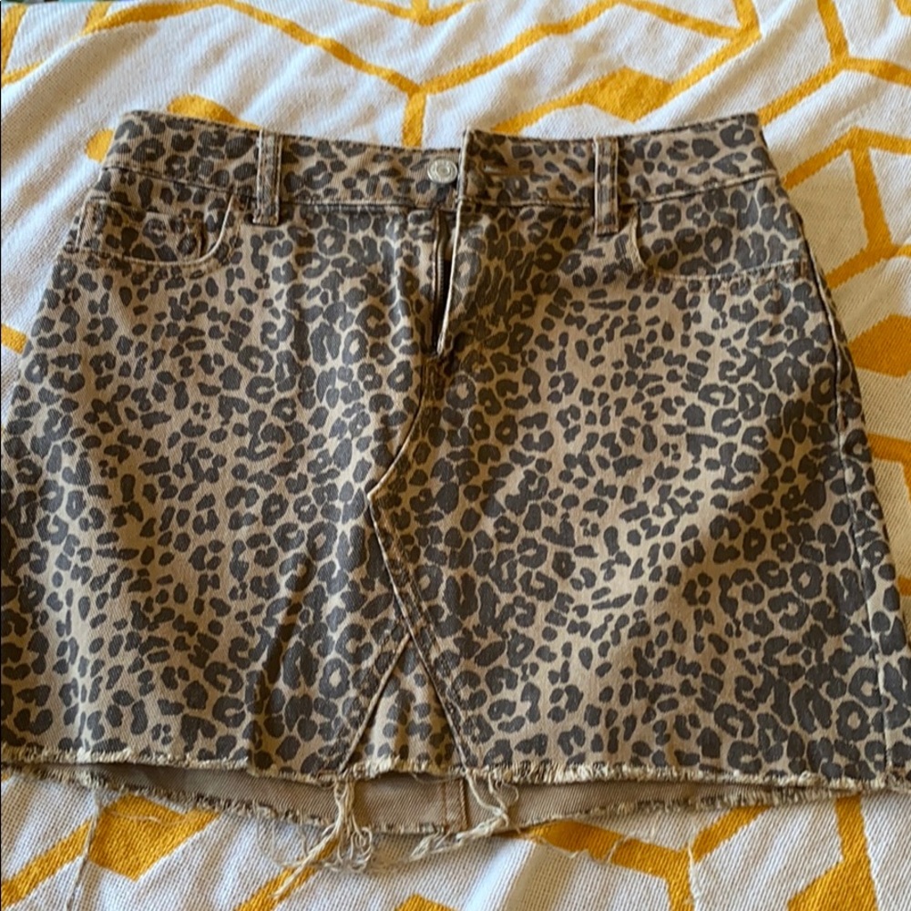 cheetah skirt